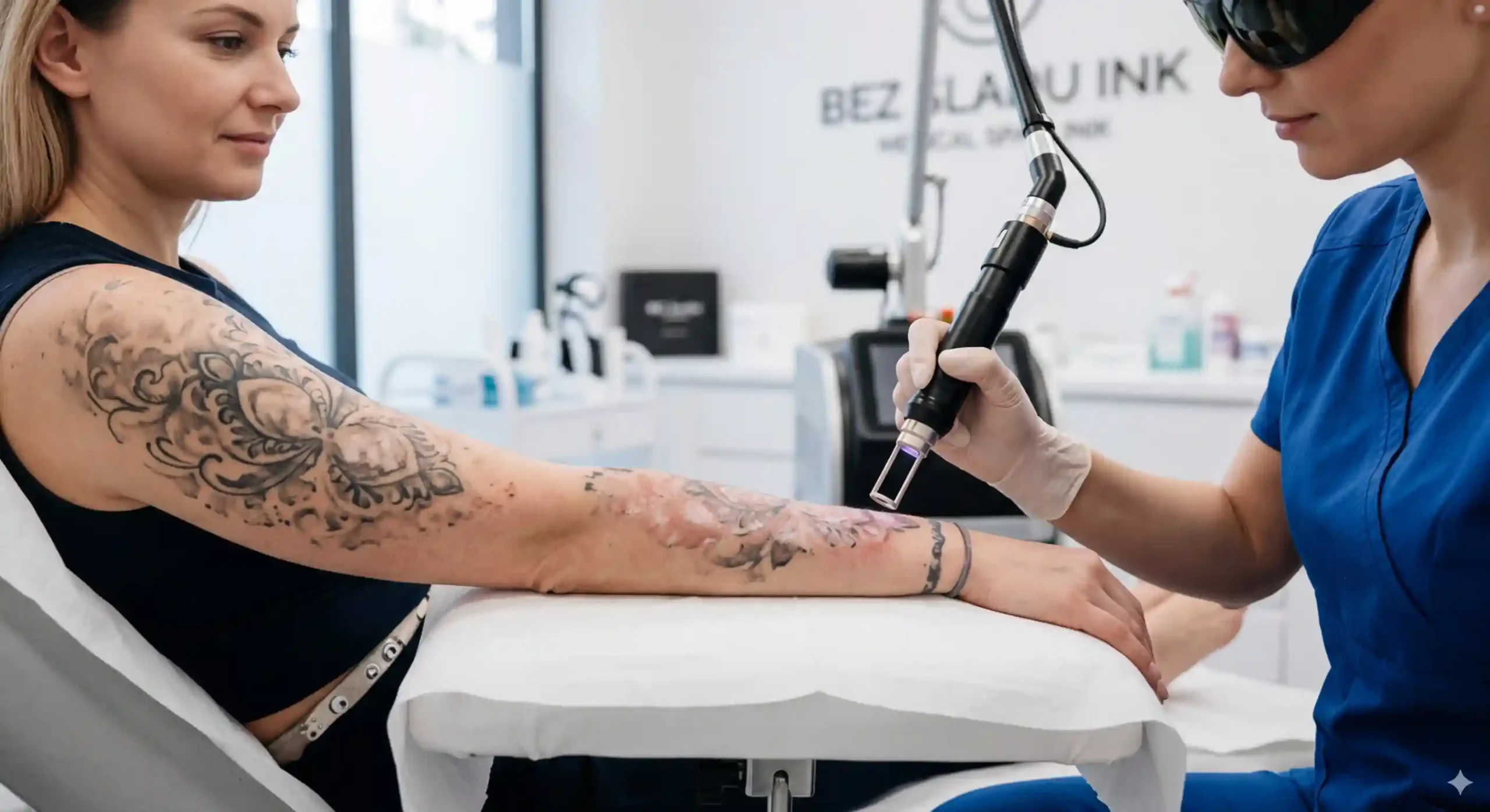 Laserowe usuwanie tatuażu – kiedy widać pierwsze efekty?